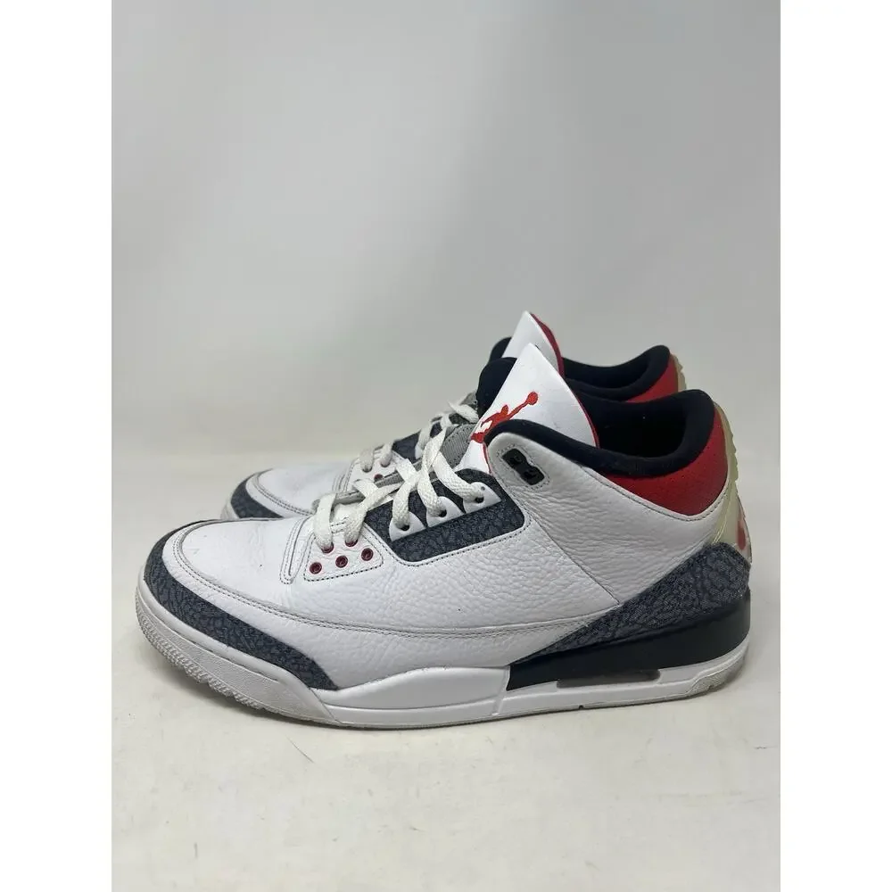 Jordan 3 Retro Denim SE Fire Red 2020 |‎ Size 13M